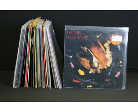 Vinyl - 48 New Wave / Indie / Alternative 12" singles to include The Cure, Joy Division, Death Cult, Bauhaus, Depeche Mode x 