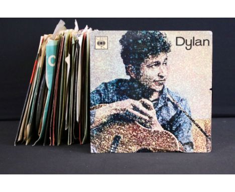 Vinyl - Over 30 7" singles and EPs including Bob Dylan, Small Faces, Queen, Crosby Stills &amp; Nash, Ian Dury, Martha &amp; 