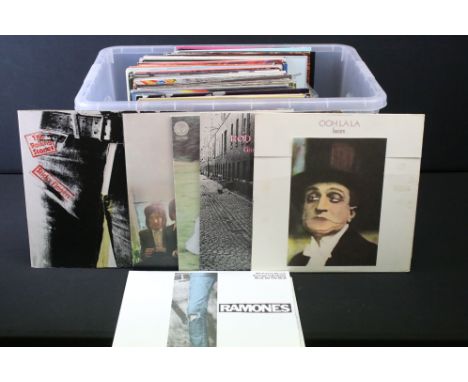 Vinyl - Over 70 Rock &amp; Pop LPs to include Faces, Rod Stewart (2 Vertigo LPs), Rolling Stones x 3, Elton John (Goodbye Yel