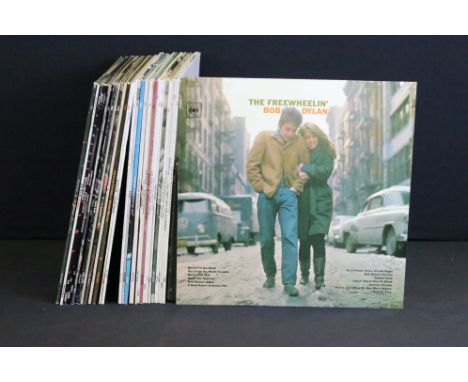 Vinyl - Approx 30 Bob Dylan LPs spanning his career including Freewheelin', Another Side, The Times The Are A Changin', Bring