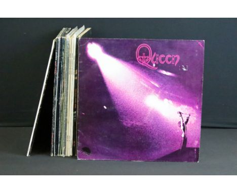 Vinyl - 16 Queen LPs including self titled, Queen II x 2, Sheer Heart Attack x 2, A Night At The Ppera x 3, A Day At The Race