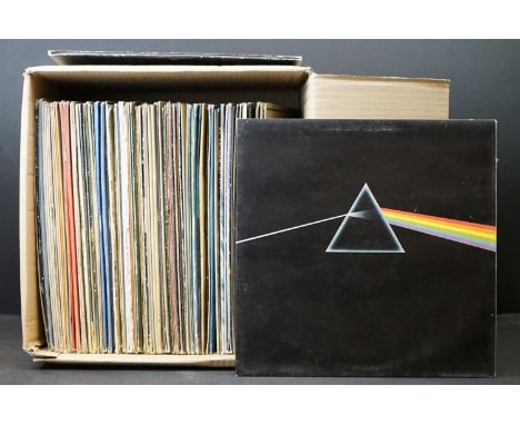 Vinyl - Approx 70 Rock &amp; Pop LPs to include T-Rex, The Beatles, Pink Floyd, Bob Dylan, Paul Simon, The Hollies, Marvin Ga