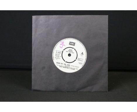 Vinyl - Paul McCartney &amp; Wings - Band On The Run (Edited Version) / Band On The Run (Full Version). Original UK 1st press