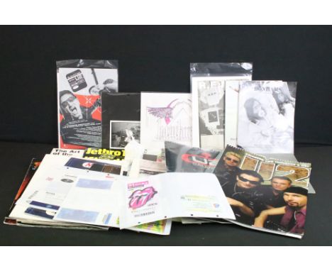 Memorabilia - Collection of various memorabilia including tickets, programmes, flyers , merch info sheets etc featuring Rolli