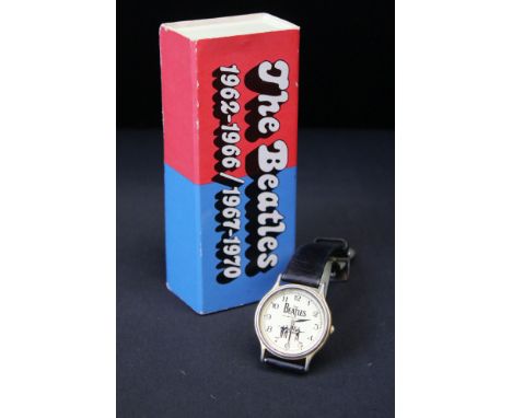 Memorabilia - The Beatles, original UK 1988 Apple Corps. promotional watch to promote the release of 1962-1966 and 1967-1970 