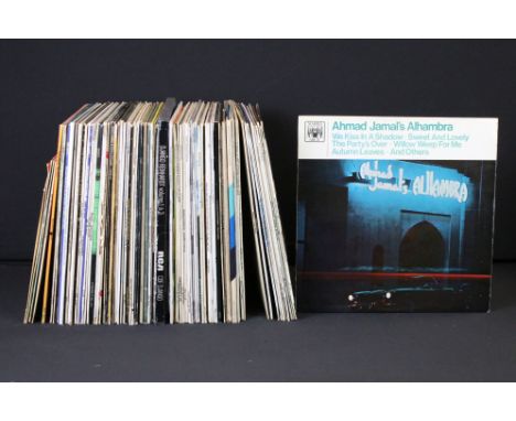 Vinyl - Over 80 Jazz LPs plus some 10" albums to featuring rarities to include The Fantastic Jazz Harp Of Dorothy Ashby (ATL 