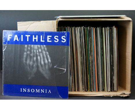 Vinyl - Approx 100 12" singles spanning genres including Hip Hop, R&amp;B, and various dance sub genres.  Includes test press