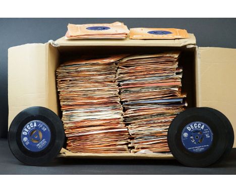 Vinyl - Over 200 7” singles from the late 1950s to early 1960s on Decca Records including many Rockabilly, Rock ‘N’ Roll, Tri
