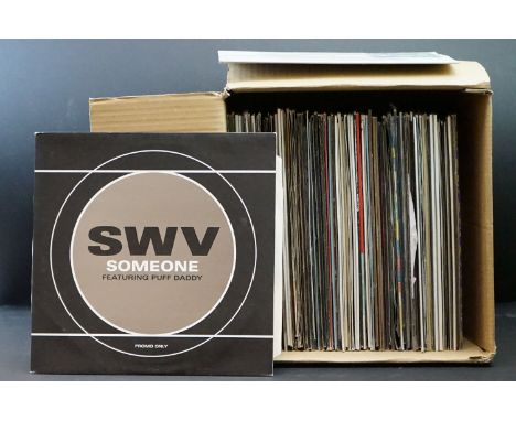 Vinyl - Approx 100 12" singles spanning genres including Hip Hop, R&amp;B, and various dance sub genres.  Includes test press