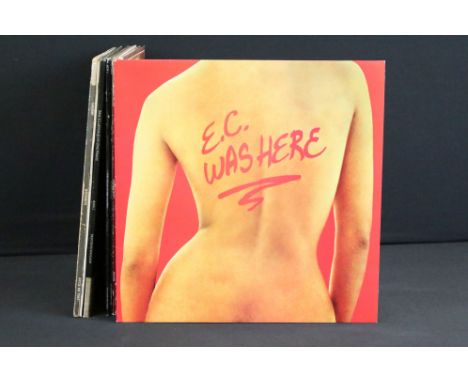 Vinyl - 9 Cream / Eric Clapton LPs to include Backless, Slowhand, Another Ticket, 461 Ocean Boulevard, Just One Night, Goodby
