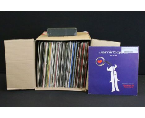 Vinyl - Approx 100 12" singles spanning genres including Hip Hop, R&amp;B, and various dance sub genres.  Includes test press