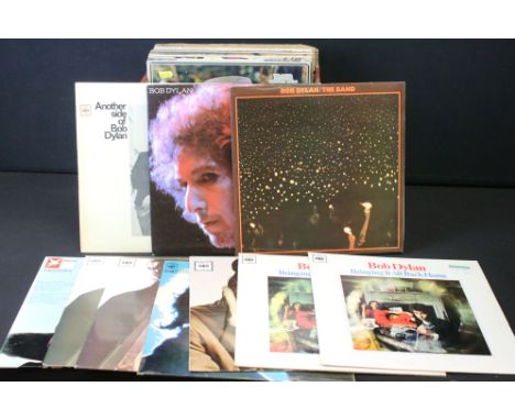 Vinyl - Approx 25 Bob Dylan LPs spanning his career featuring some foreign pressings.  Vg overall 