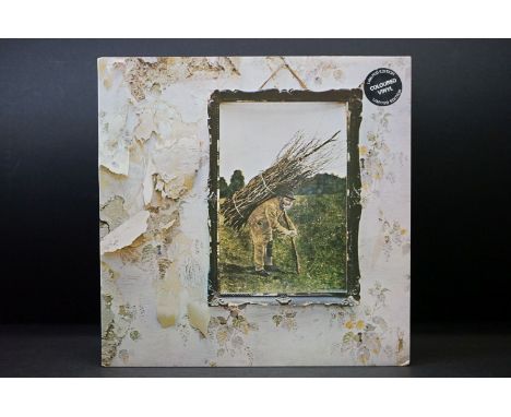 Vinyl - Led Zeppelin IV (K 50008) reissue on lilac vinyl.  Sleeve &amp; Vinyl Ex 
