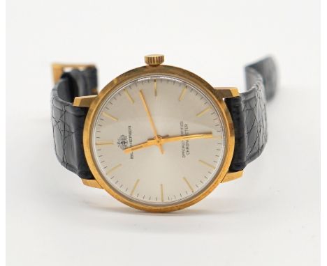 Bucherer: Chronometer, HAU, 18K Gold, 1960er JahreGehäusedurchmesser 33mm (ohne Krone), 18K Gelbgold, Water resistant, auf de