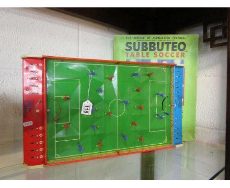 Subbuteo in original box and Chad Valley table soccer