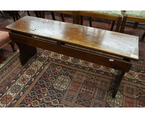 Small pine bench - W=104cm H=44cm D=29cm
