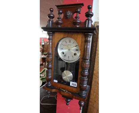 Mahogany wall clock