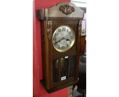 Early 20C wall clock
