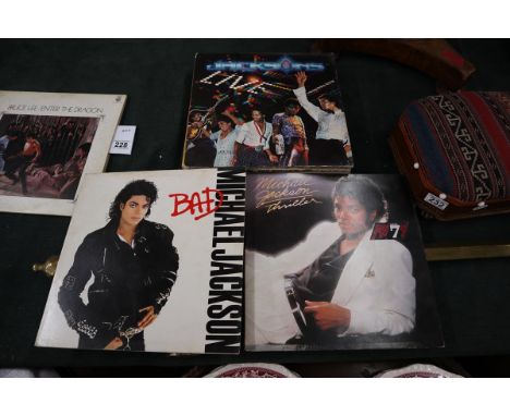 Collection of Michael Jackson vinyl