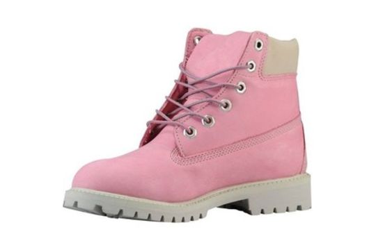 girls pink timberland boots