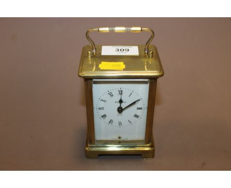 A BAYARD 8 DAY CARRIAGE CLOCK