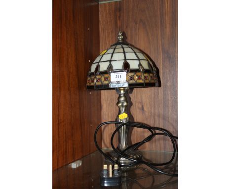 A TIFFANY STYLE LAMP