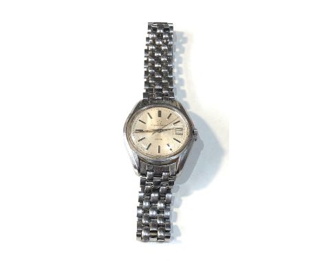 Vintage Eterna matic KonTiki&nbsp; Gents Wristwatch stainless steel case and strap watch is in working order but no warranty 