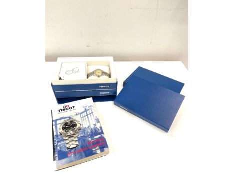 Ladies tissot 1853 wrist watch box and papers 