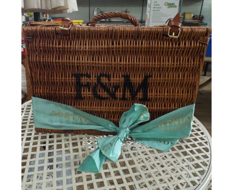 Fortnum and Mason wicker work picnic hamper 