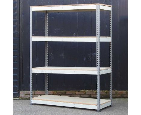 Amended - A metal racking shelf (1)154w x 62d x 200h cm