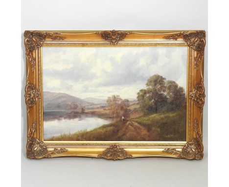 Jack R Mould, 1925-1998, Lakeland, signed oil on canvas, 51 x 74cm, dated 1983 verso