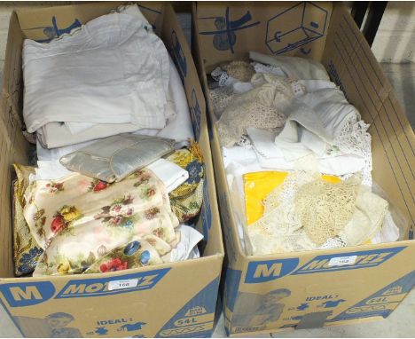 A quantity of table linen and other textiles.