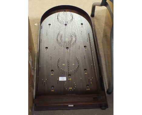A modern wooden Bagatelle board by the House of Marbles, 73.5 x 37cm.