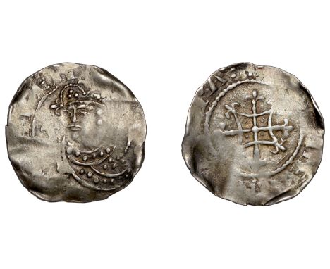Henry I (1100-1135), Penny, Quadrilateral on Cross Fleury type [BMC XV], Canterbury, Wulfwine, [–]ine on[–]pa, 1.44g/8h (Alle