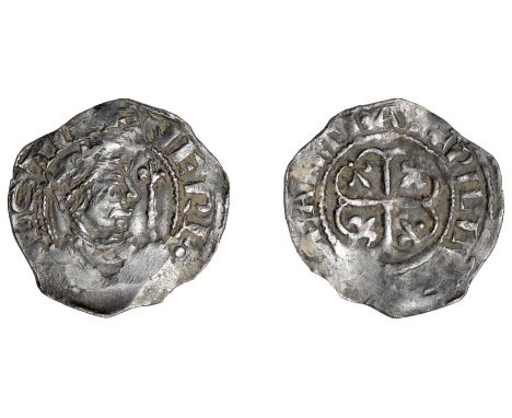 Stephen (1135-1154), Penny, Cross Moline type [BMC I], Canterbury, Willem, pille[----] cantia, 1.77g/1h (N 873; S 1278). Good