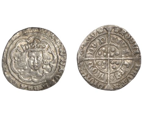 Edward IV (First reign, 1461-1470), Light coinage, Groat, London, class V, mm. rose, annulets by neck, eye after tas, no stop