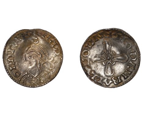 Harold I (1035-1040), Penny, Jewel Cross type, Lincoln, Mathan Balluc, nadan ballvc o lin, 1.12g/12h (Talvio L1b; Smart p.444