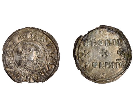 Edward the Elder (899-924), Penny, Portrait type [HP 1, Winchester], Beornwold, eadvveard rex, diademed bust left within inne