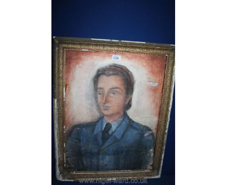 A Polish Oil Portrait dated 1946 with script 