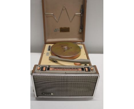 A vintage Fujiya radio phonograph 