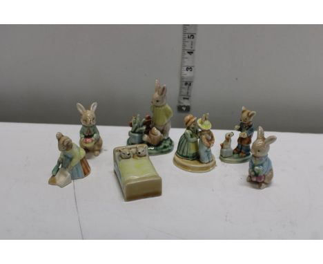 A selection of ceramic animal figures 
