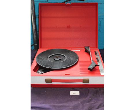 A 1970s portable Fidelity record player 