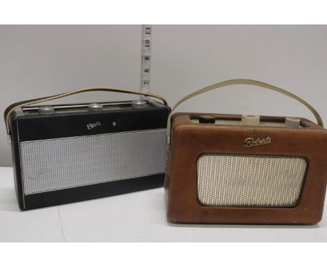 Two vintage Roberts radios 