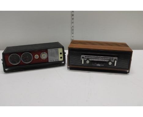Two vintage radios - a Discatnan radiogram &amp; Ferguson Fieldfare 