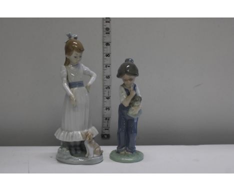 Two Nao figurines 