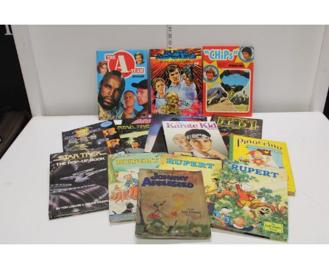 A job lot of vintage annuals 
