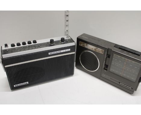 Two vintage Grundig radios 