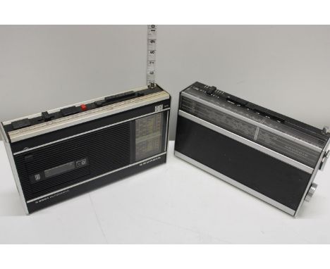 Two vintage Grundig radios 