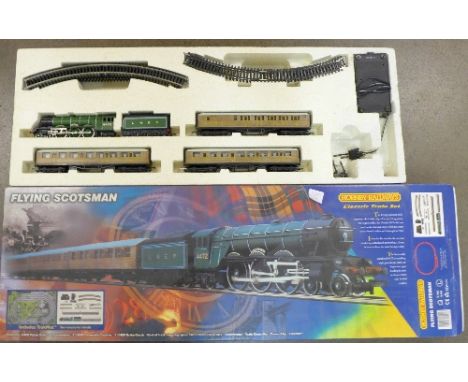 A Hornby Railways Flying Scotsman electric train set, R.1001, boxed