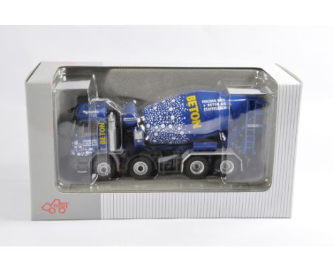 NZG 1/50 scale No. 754/27 MB Actros Cement Mixer. Fischer Kies. Special Edition. As New in Box.